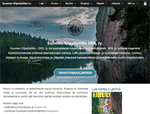 Tablet Screenshot of climbing.fi
